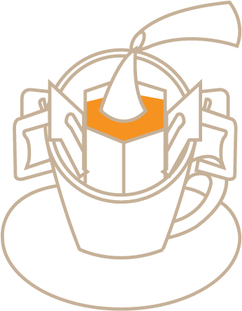 Pin Bag Of Coffee Clipart - Drip Bag Coffee Illustration (500x500)