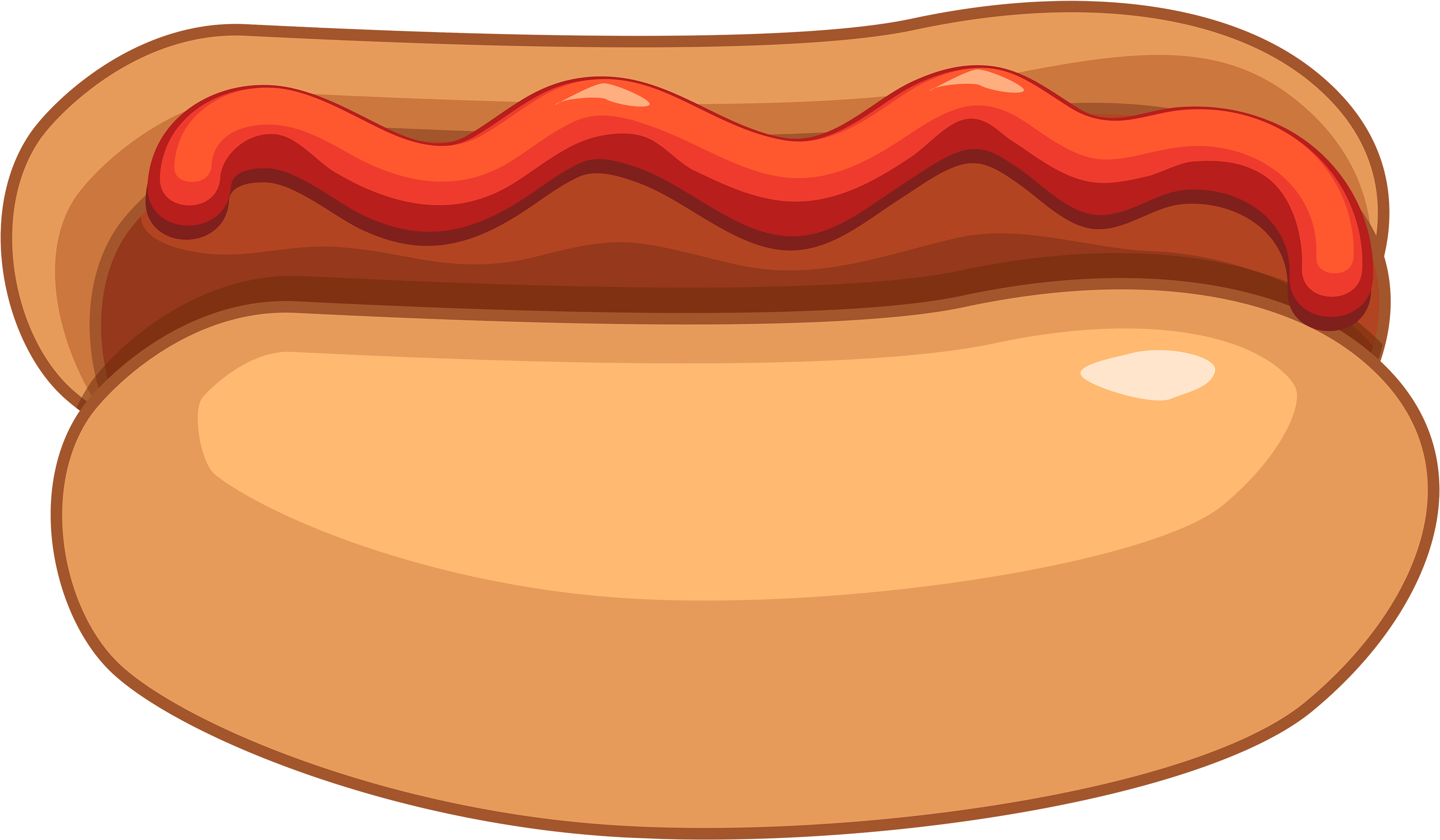 Hot Dog Hotdog Vector Clipart - Hot Dog Ketchup Clipart (4000x2399)