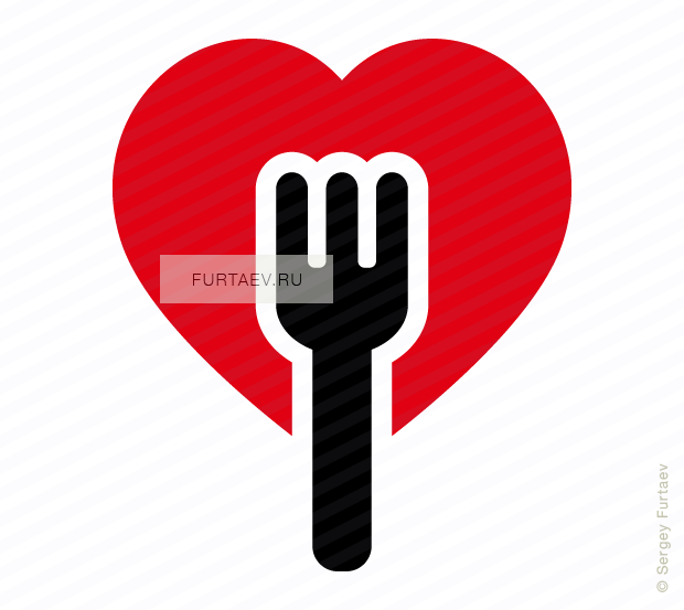 Healthy Eating - Fork (620x553)