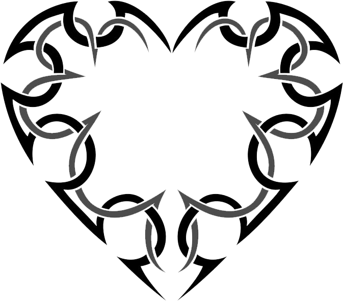 Heart - Tribal Heart Tattoo Designs (736x736)
