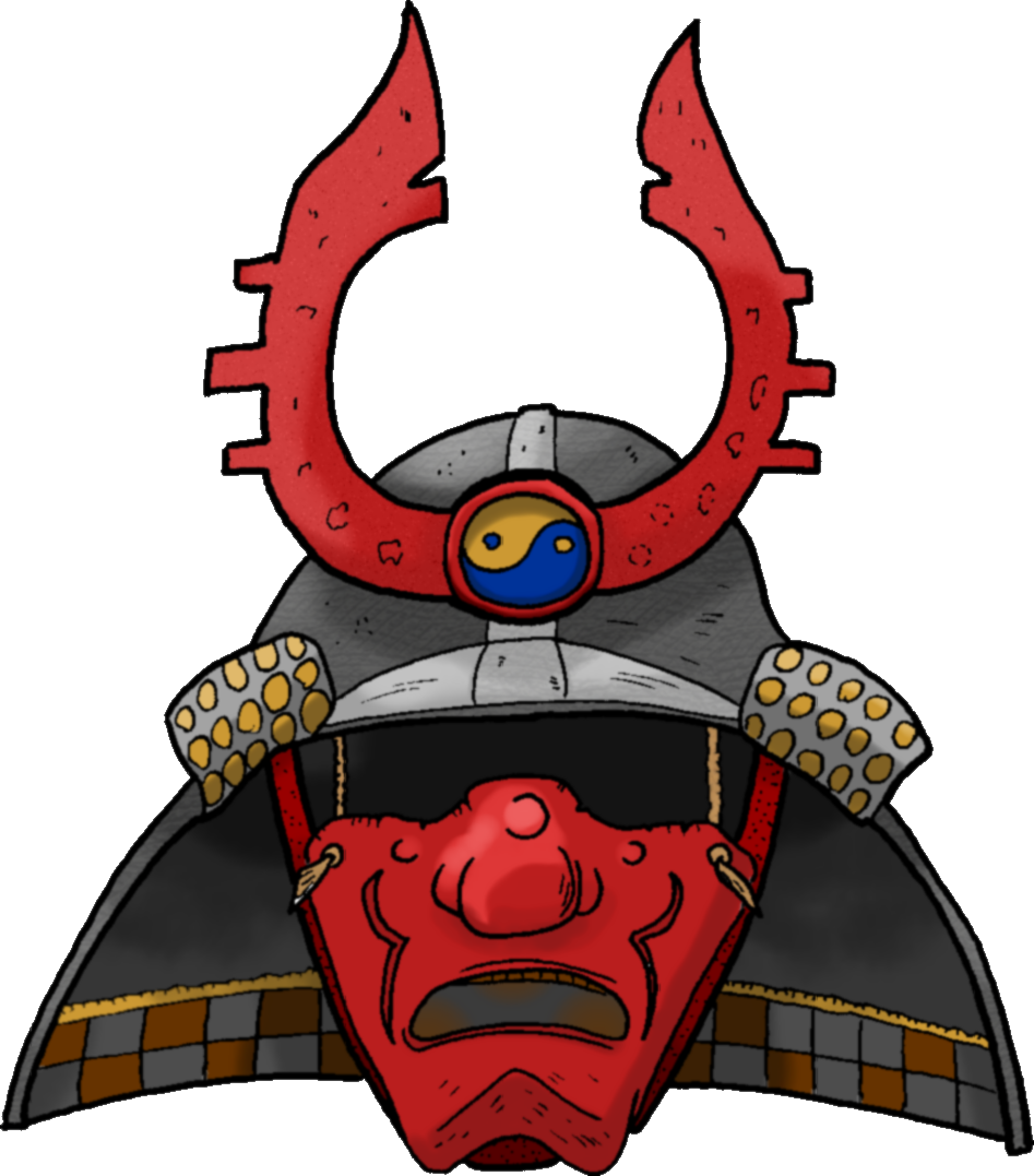 Samurai Helmet By Darthasparagus Samurai Helmet By - Transparent Samurai Helmet (947x1077)