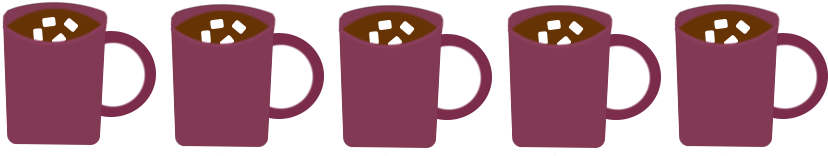 Five Out Of Five Mugs Of Hot Chocolate - Five Out Of Five Mugs Of Hot Chocolate (900x200)