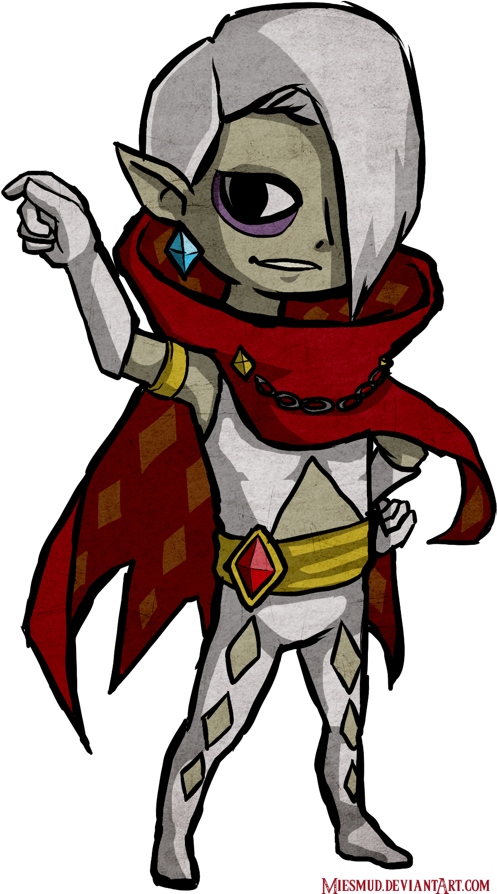 Toon Ghirahim By Miesmud Toon Ghirahim By Miesmud - Cartoon (1000x1800)