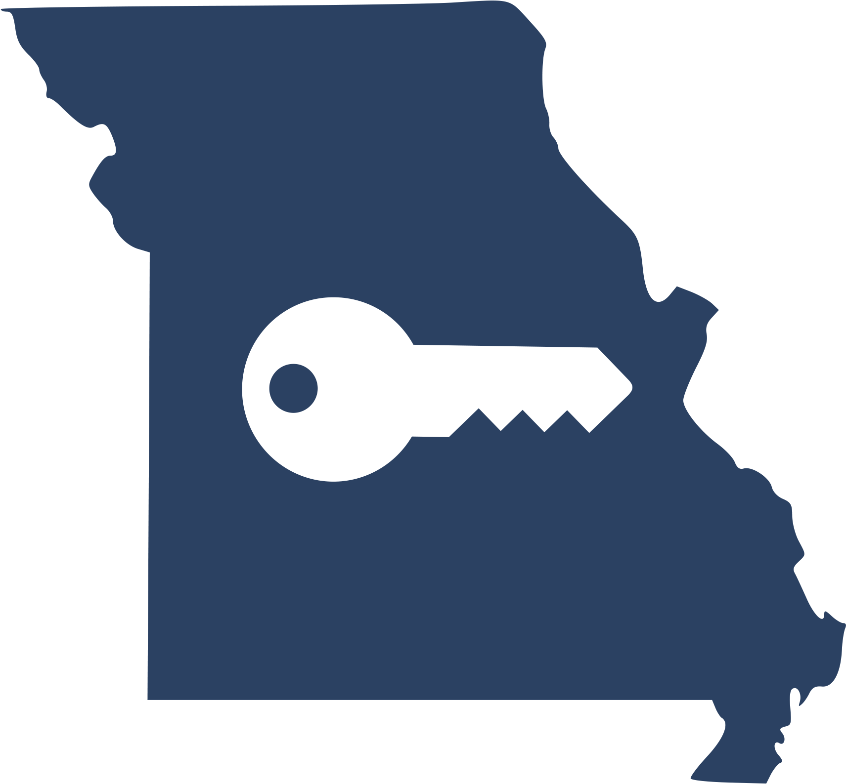 Legislative Data Straight From Jefferson City - Missouri Svg (2000x2000)