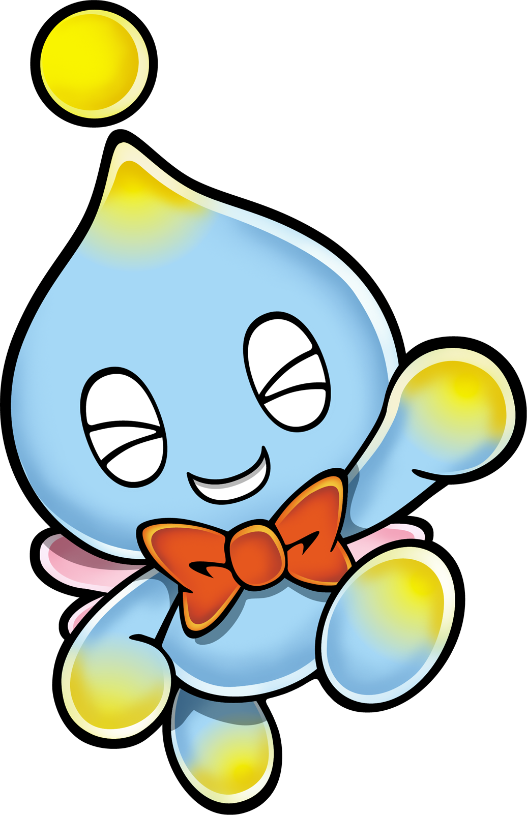 Cheese Is A Tiny Neutral Chao Owned By Cream The Rabbit - Cheese And Cream Sonic (1036x1603)