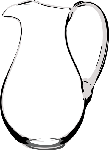 Jug Clip Art Black And White - Jug Images Clip Art (366x500)