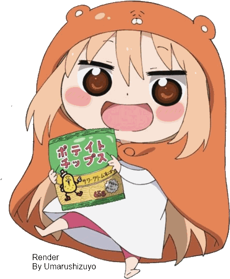 Himouto Umaru Render By Candy-witch - Umaru Render (600x600)