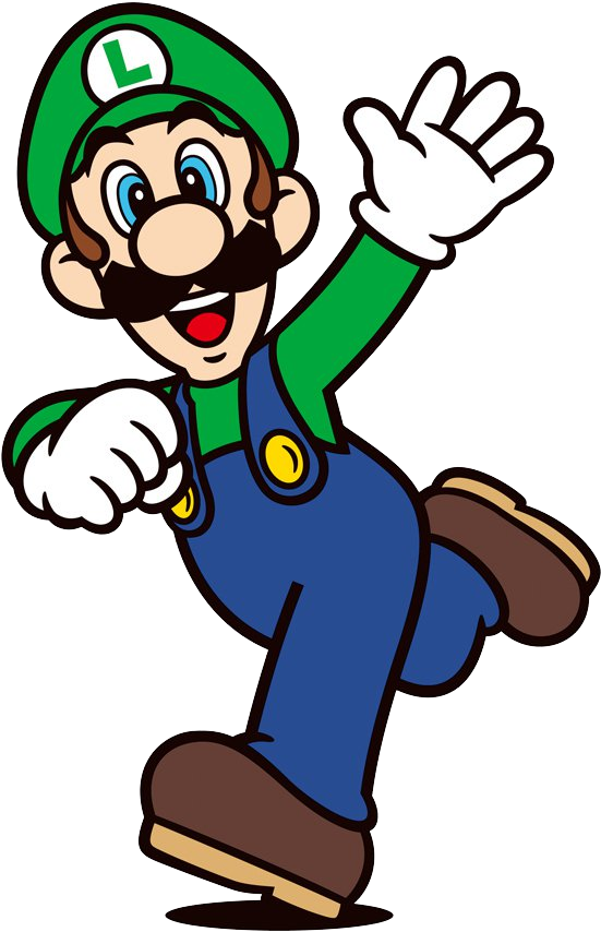 Luigiart2 - Super Mario Luigi 2d (636x920)