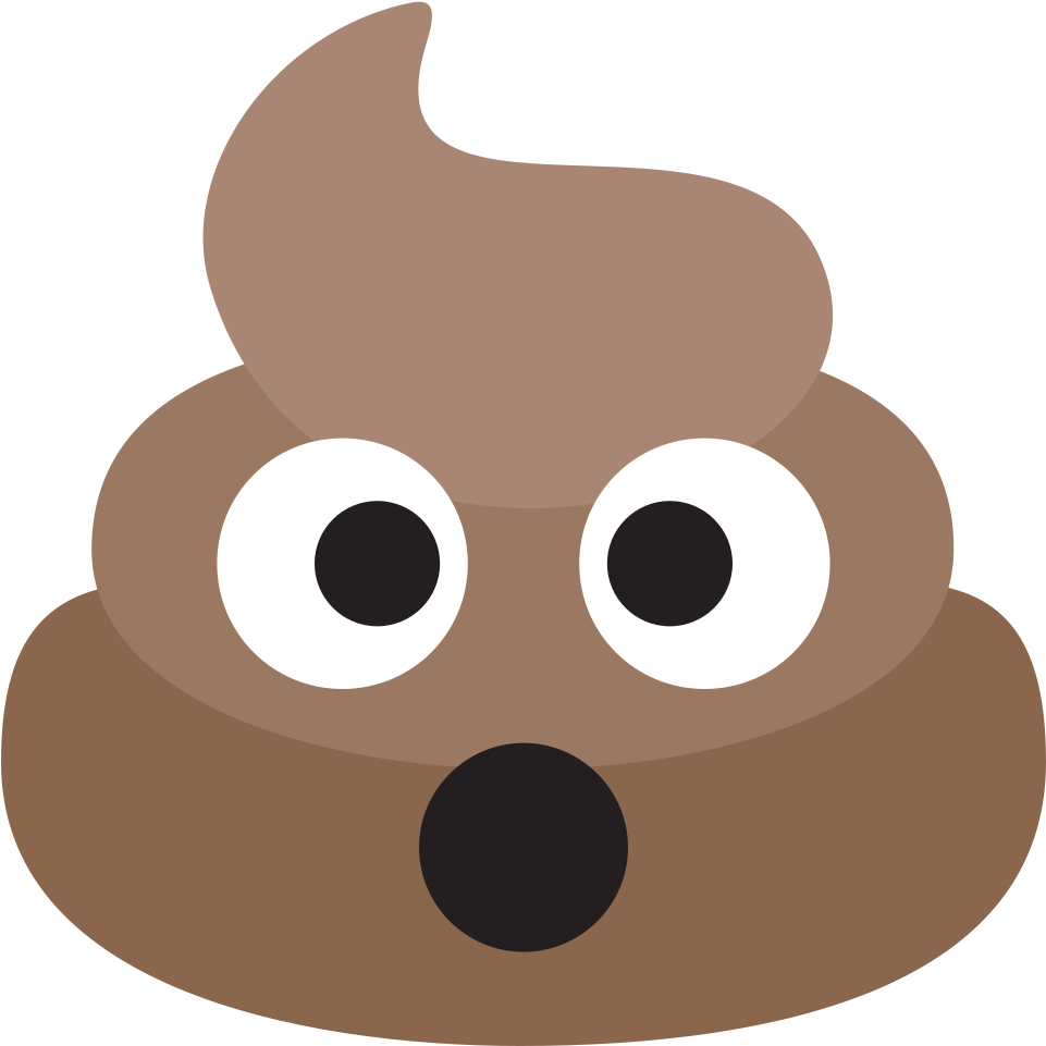Pile Of Poo Emoji Feces Emoji Notebooks - Emoji One Poop (1024x1024)