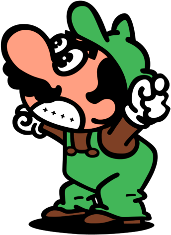 This Luigi Is From The Original Mario Bros - Mario Bros Arcade Mario (1301x1793)