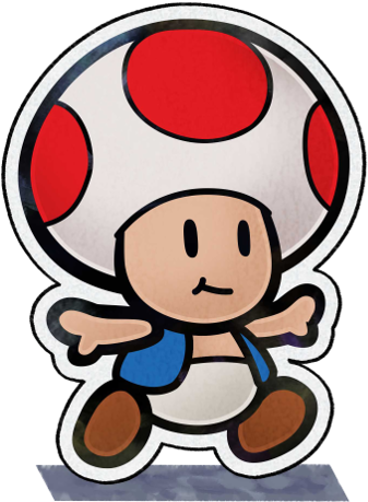 Use Compatible Amiibo With Mario & Luigi - Toad Papel (460x460)