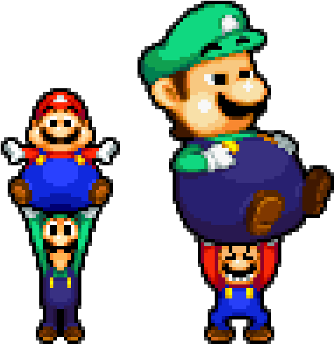 Image - Mario And Luigi Bowser's Inside Story Fat Luigi (500x500)