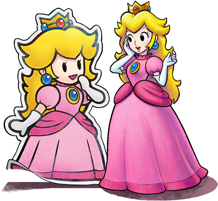 Mario & Luigi - Mario And Luigi Paper Jam Peach (460x460)