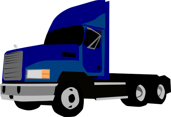 18 Wheeler Clip Art (600x409)