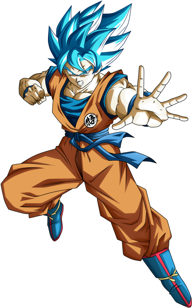 Goku Ssj Blue - Goku Ssj Blue Png (722x1107)
