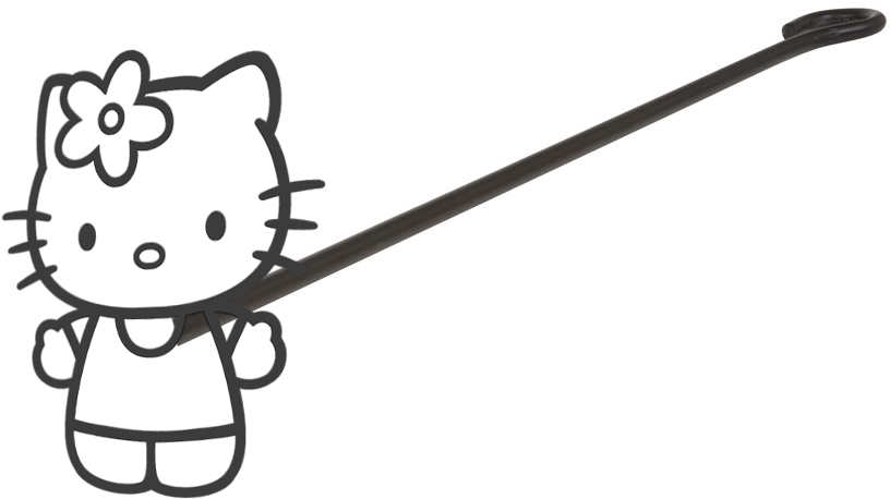 The Ring And Set Up ~ Yes, You Need One - Hello Kitty Clipart Png (836x462)