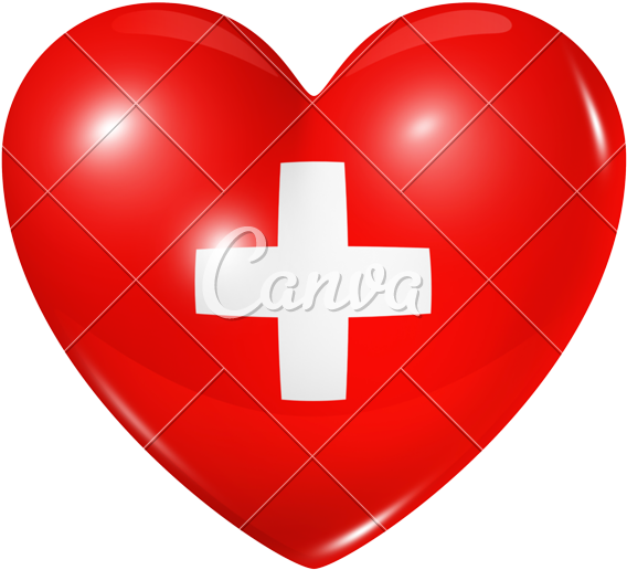 Love Switzerland, Heart Flag Icon - Gifs Heartbeat (800x744)