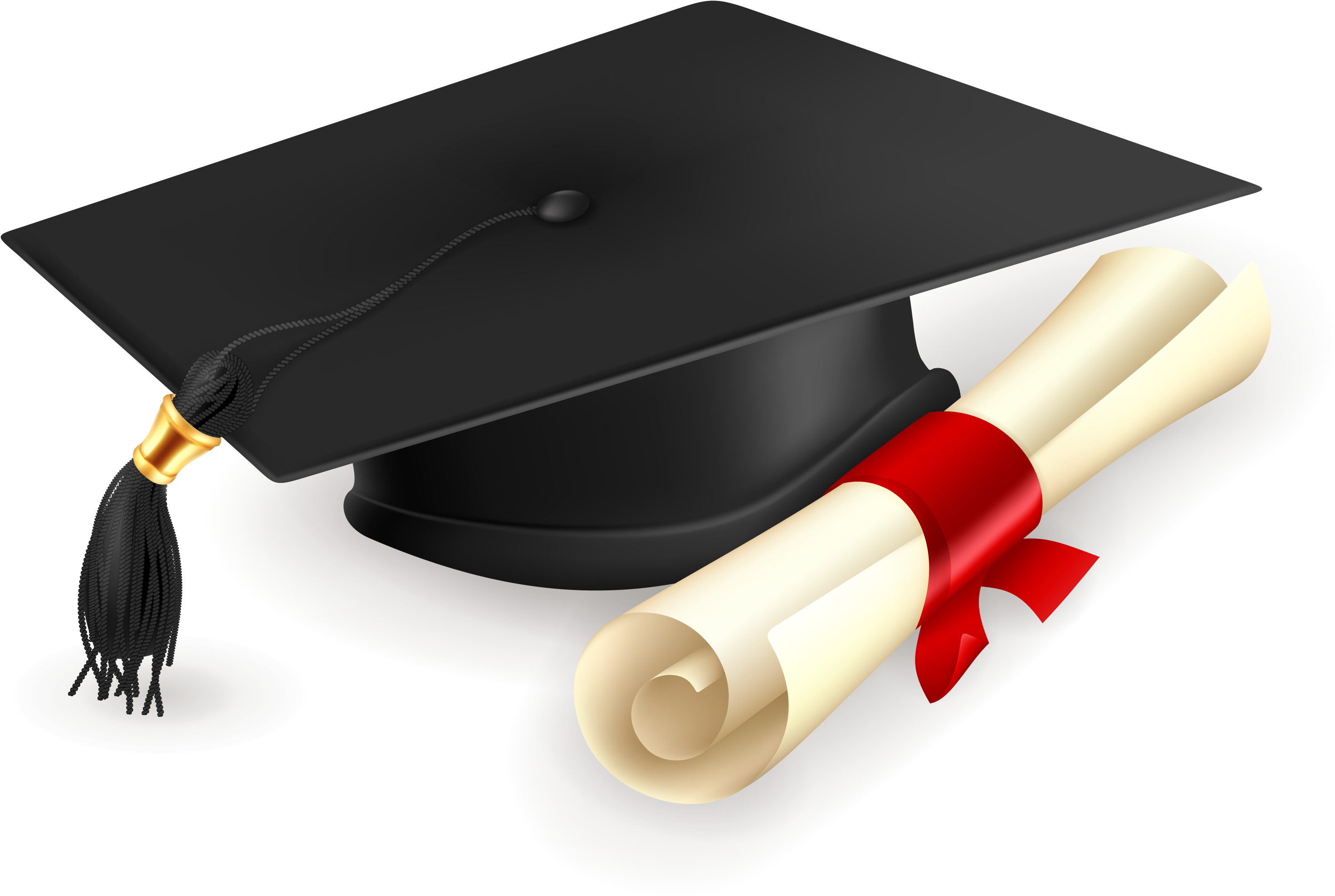 Graduation Cap And Gown Clipart - Encyclopedia Of Education [book] (2955x1989)