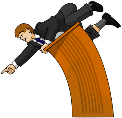 Logitech Vx Nano $19 - Preacher At The Pulpit (400x387)