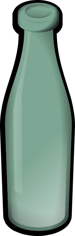 Free Glass 2 - Glass Bottle Clip Art (257x800)