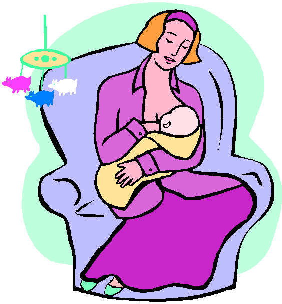 Breastfeeding Promotion Clipart - Breast Feeding Clip Art (560x598)
