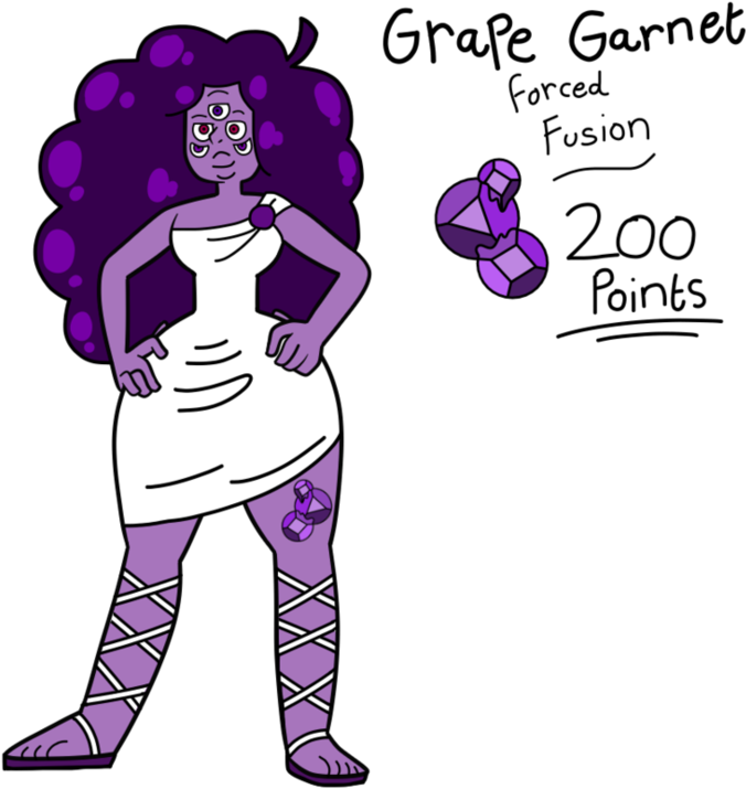 Roman Grape Garnet - Cartoon (949x841)