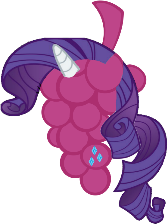 Grapes As Rarity By Emilz The Half Demon - Cartoon (609x837)