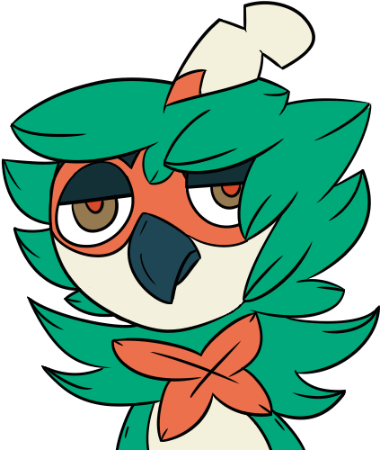 Socrates The Decidueye By Magnafae - Cartoon (430x500)
