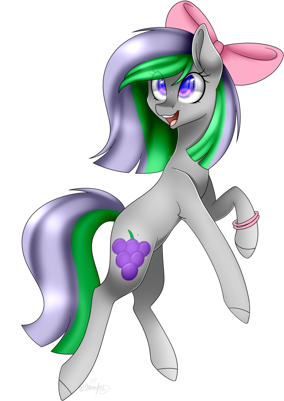 Grape Grass By Ohhoneybee - Grape Grass (1024x1380)