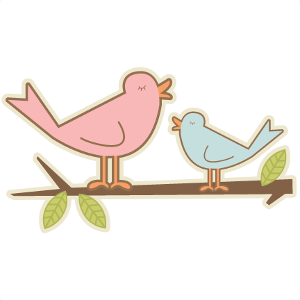 Mom And Baby Bird Svg Cutting File Free Svg Cuts Free - Mom And Baby Bird Clipart (432x432)