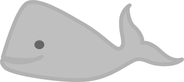 Sperm Whale Beluga Whale Killer Whale Clip Art - Cetacea (600x269)