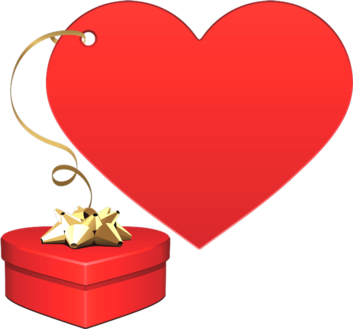 Heart Box Png - Valentine Card (1200x1146)