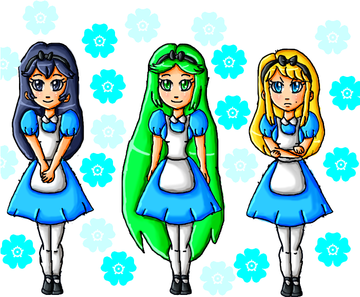Smash Girls As Alice In Wonderland By Ninpeachlover - Rosalina In Alice In Wonderland (700x600)