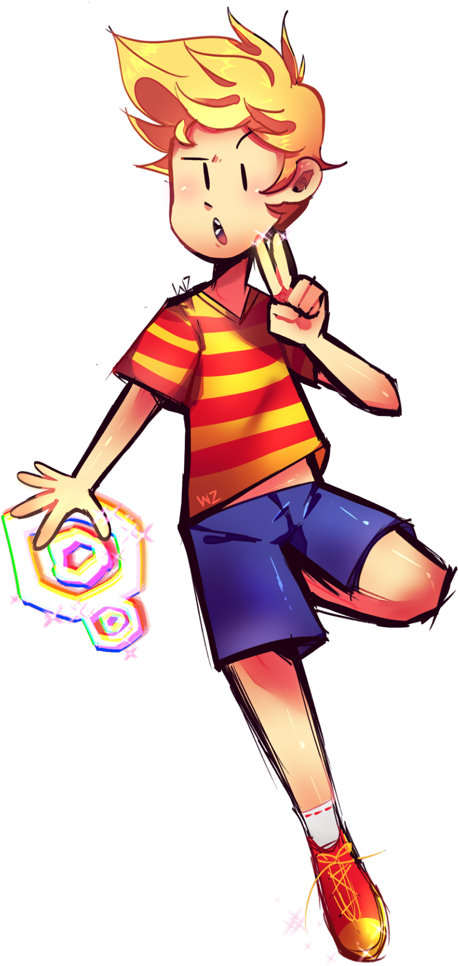 Mother 3 Mother 3 Lucas Lucas My Art Nintendo Japan - Comics (919x1920)