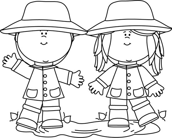 Black And White Kids Playing In A Rain Puddle - Puddle Clip Art Black And White (550x443)