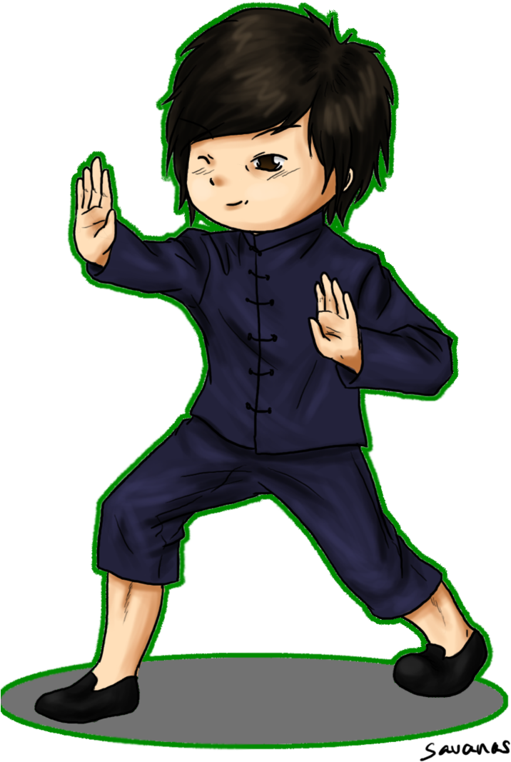 Jackie Chan Chibi By Savanasart - Toddler (744x1074)