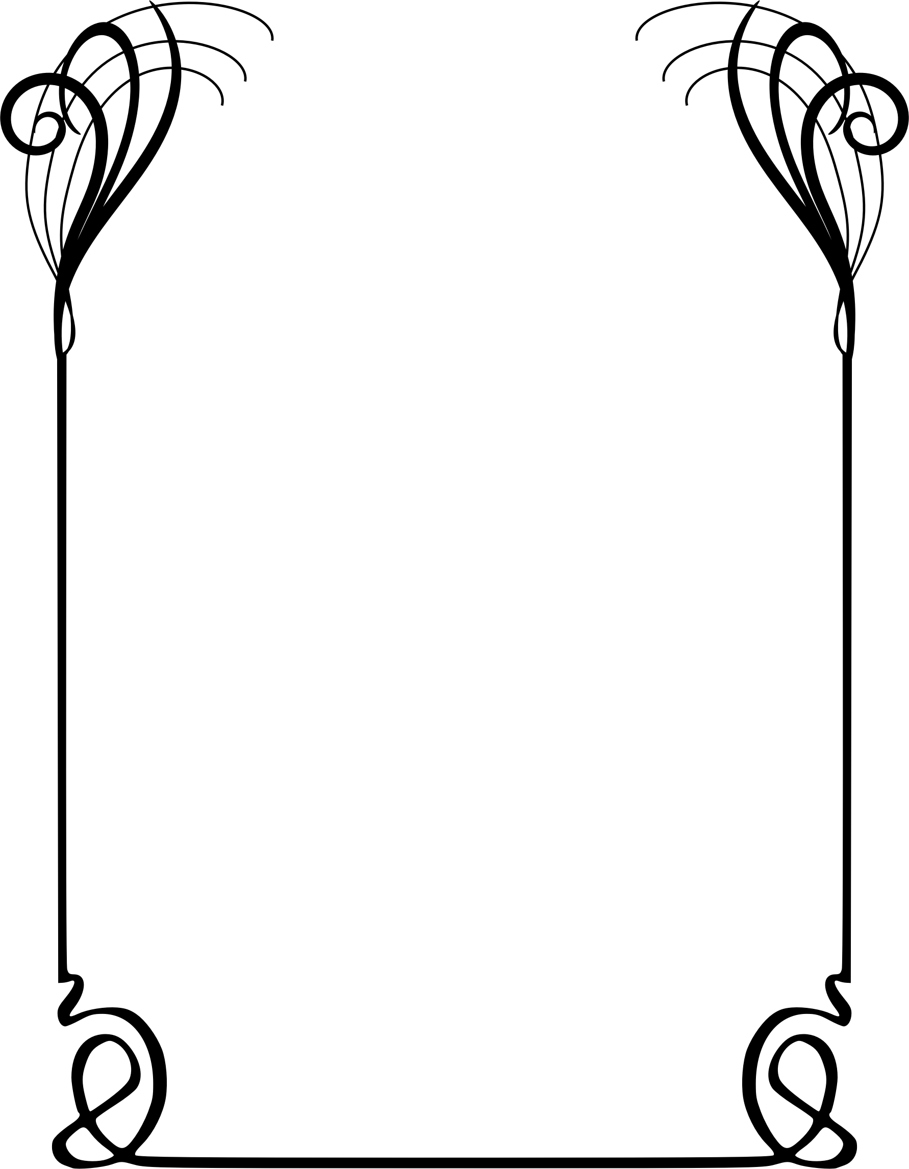 Big Image - A4 Size Borders Png (1782x2292)