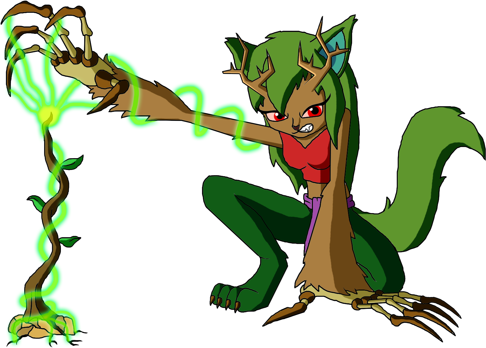 Moheart7 49 13 The Wood Demon By Moheart7 - The Wood Demon (1785x1282)