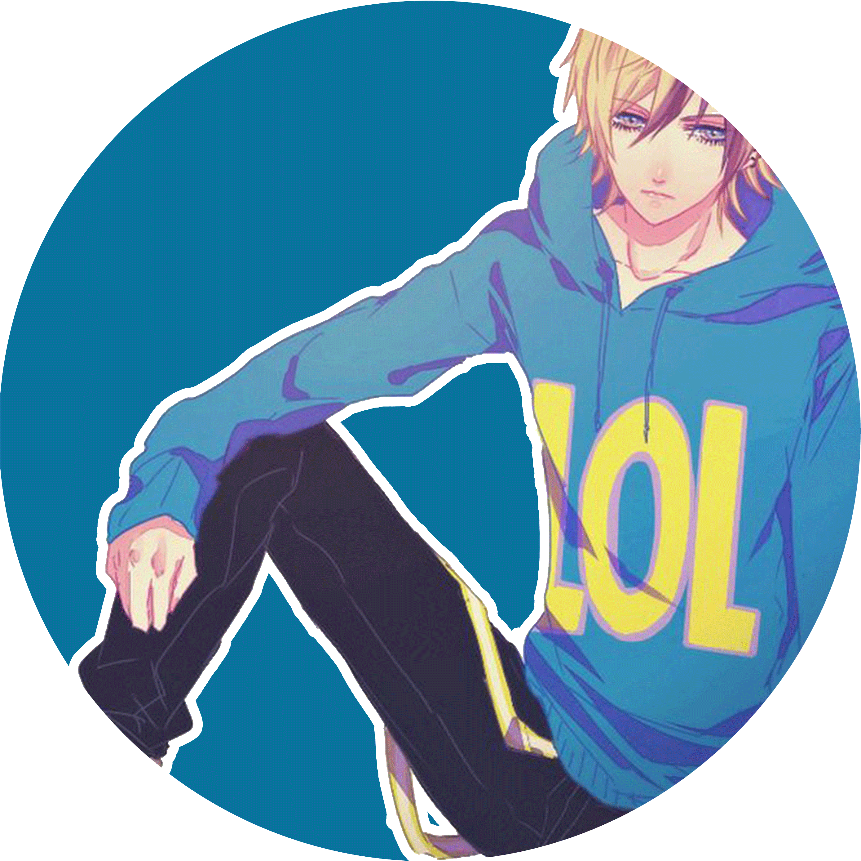 Earth Chan Skin - Anime Boy Cool Sit (2835x2835)