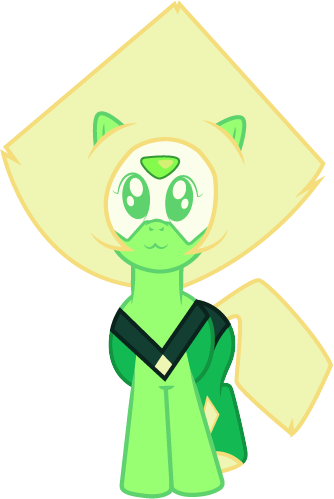 Peridot Pony By Cloudyglow - Peridot Pony Women's Tees (334x499)
