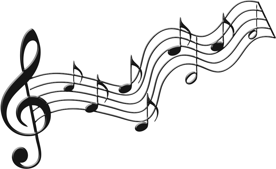 Transparent Background Music Notes (1000x627)