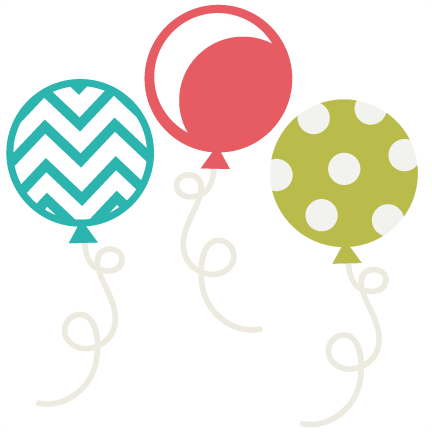 Balloon Set Svg Scrapbook Birthday Svg Cut Files Birthday - Balloon Svg File Free (432x432)