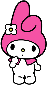 My Melody - Melody Dan Hello Kitty (400x368)