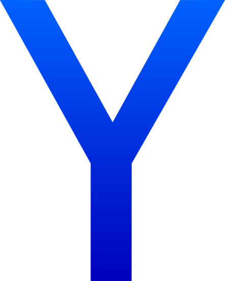 The Letter Y - Letter Y Clipart (442x550)