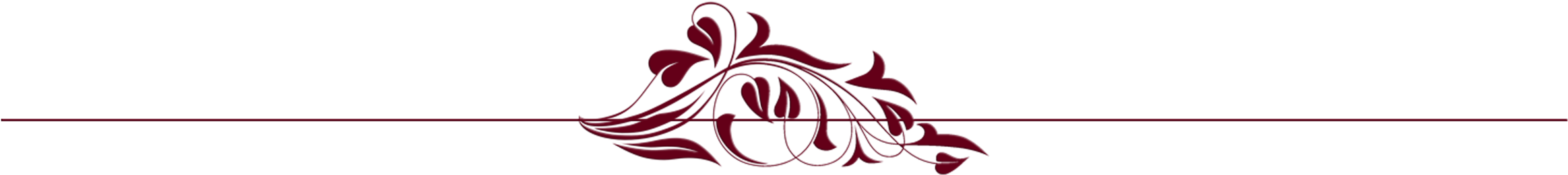 Recent Tributes - Burgundy Divider Clip Art (2340x274)