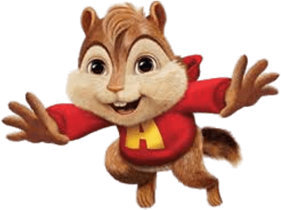 Alvin And The Chipmunks Flying Through The Air - Alvin Png (400x400)