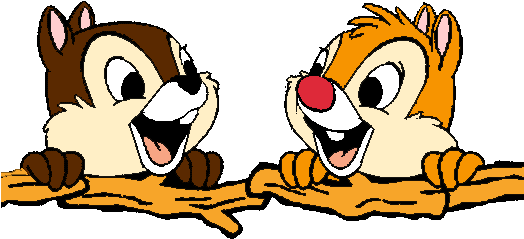 Chip And Dale Clipart (523x267)