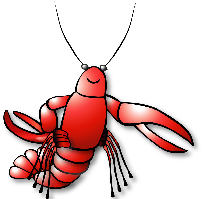 Homard Image Réduite [crawfish1 Ganson - Lobster Clipart (800x785)