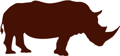 Rhinoceros Png Transparent Images - Silhouette Rhino (512x512)