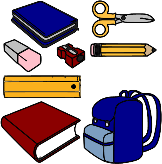 School Supplies Clipart - School Supplies (537x544)